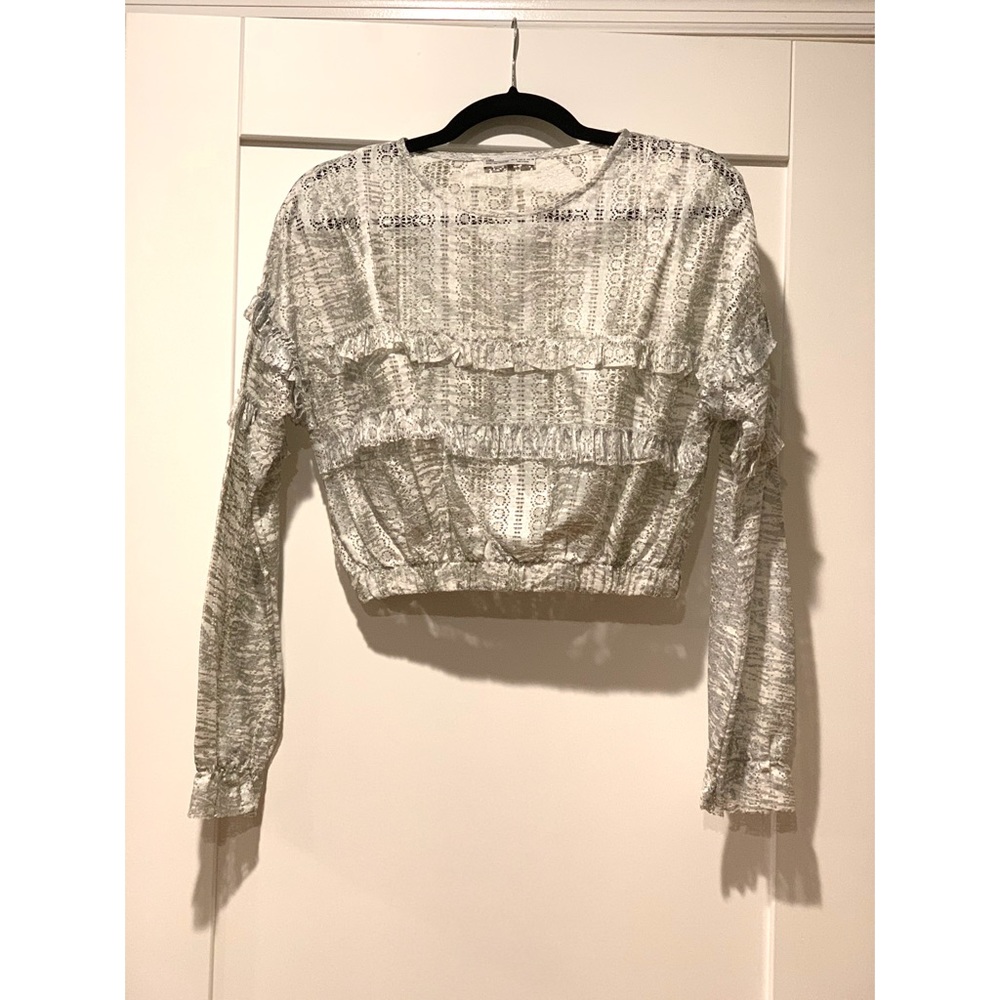 Zara ruffled top